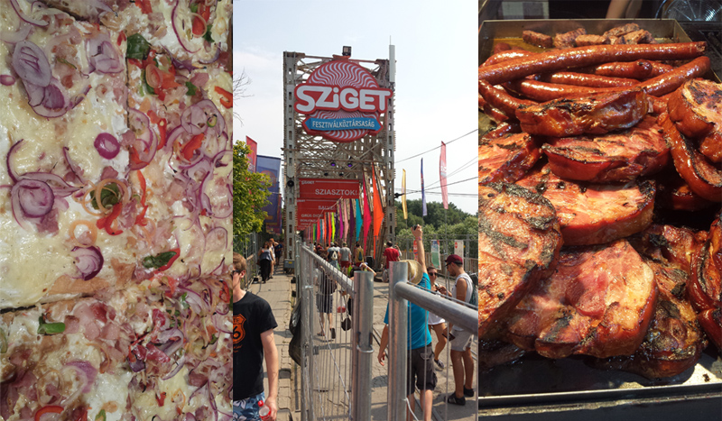 Sziget Fesztivál, gasztronómia